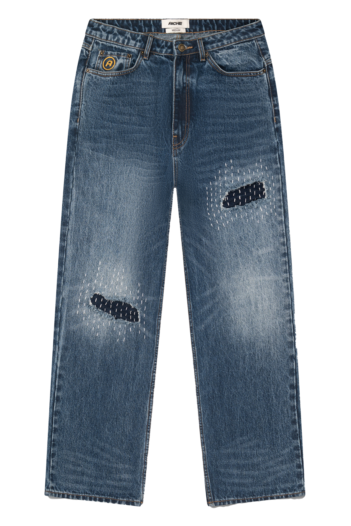 Sashiko Repair Denim Jeans