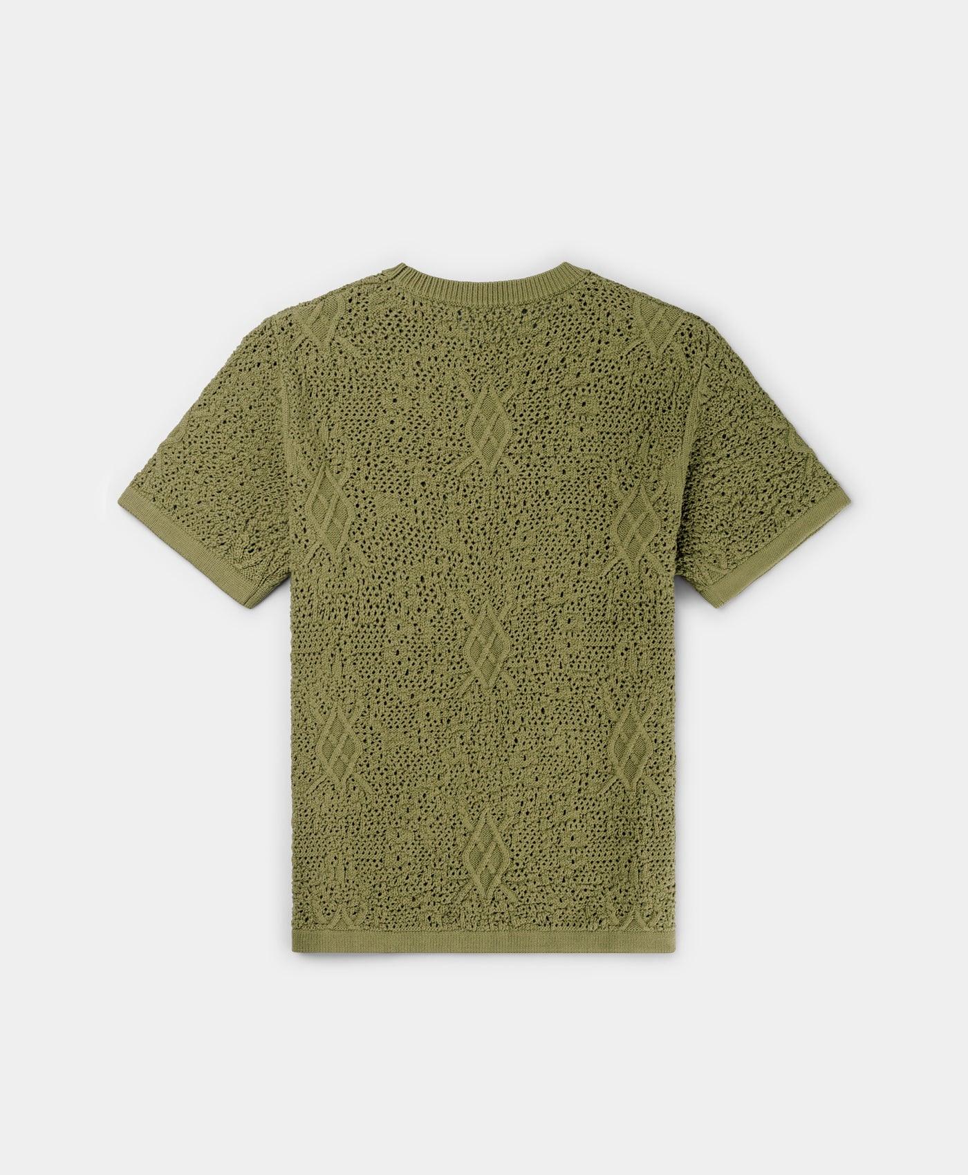 shield crochet ss t-shirt - Throw.Store
