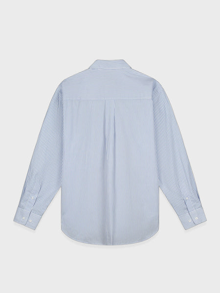 Arte Antwerp Striped Gallery Shirt in Blue achterkant
